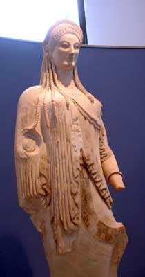 Larger than lifesize female figure.