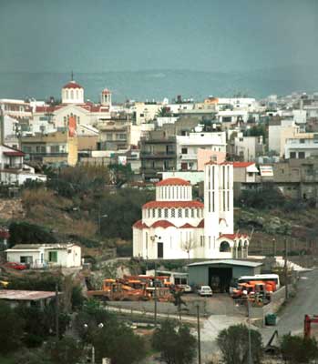 View of Iraklion from the ship.