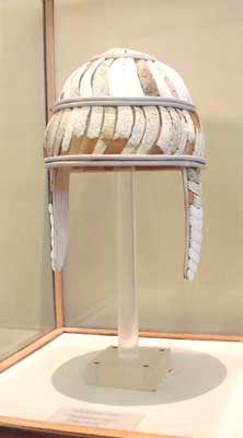 A ceremonial helmet.