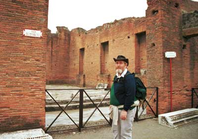 Dave was searching for an artifact.