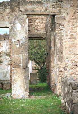 This one is within a house between rooms.