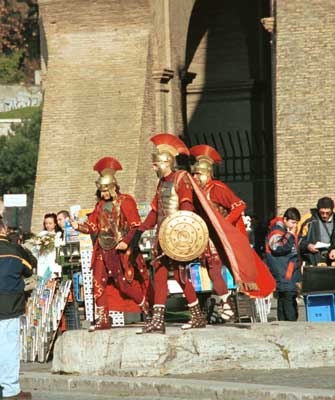 Get your picture taken with a Roman soldier!