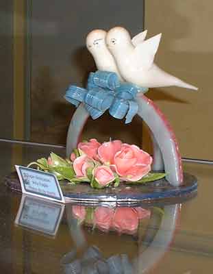 Decorations made from sugar.