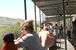 Travelling in open car