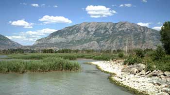 Utah Lake looking towards Provo