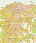 Map of central Lisbon